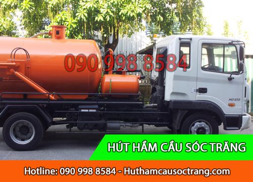 Hút hầm cầu ở Vĩnh Châu Thịnh Hòa KM 7% BH 2 Năm