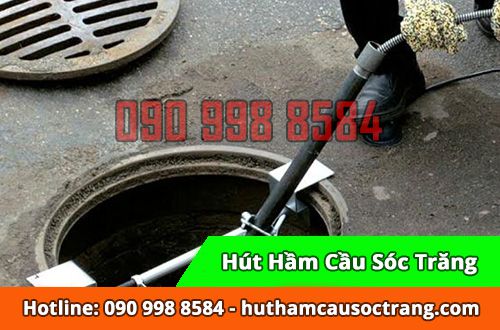 Nạo vét hố ga huyện Mỹ Xuyên Thịnh Hòa giảm 8% BH 2 năm
