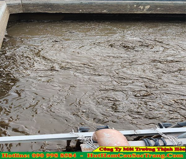 Hút bùn thải Sóc Trăng giá rẻ Thịnh Hòa xử lý bùn thải KCN KCX
