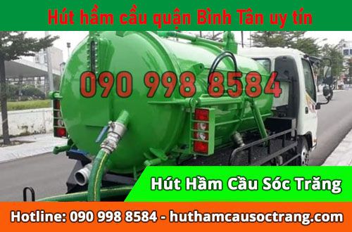 Hút hầm cầu quận Bình Tân Thịnh Hòa bao rẻ, bao sạch 100%