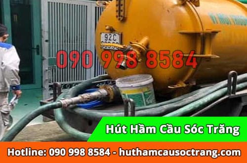 Hút hầm cầu Vĩnh Long Thịnh Hòa triệt để 100%