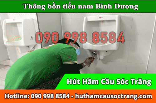 Thông bồn tiểu nam Bình Dương sạch sẽ, nhanh chóng chỉ 99K