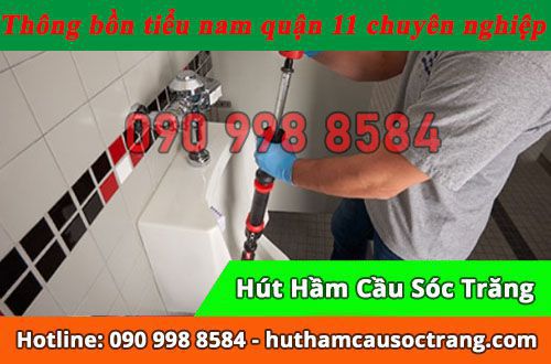 Thông bồn tiểu nam quận 4 Thịnh Phát hiệu quả cao