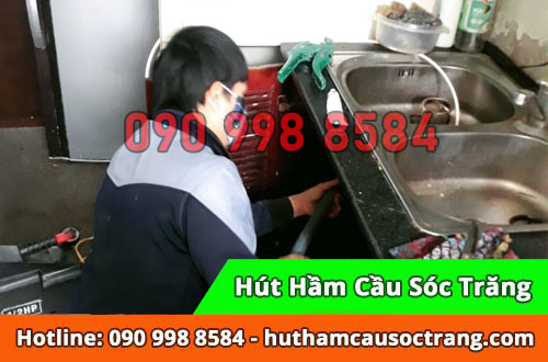 Thông bồn rửa chén Cần Thơ Thịnh Hòa 24/7 nhanh gọn vệ sinh