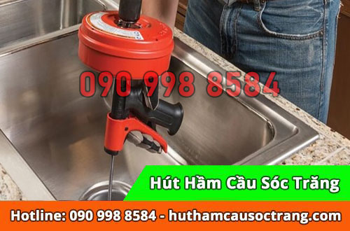 Thông bồn rửa chén huyện Bình Chánh giá rẻ 100K, triệt để 99%