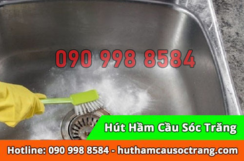 Thông bồn rửa chén Trà Vinh Thịnh Hòa 100% nhanh sạch tốt nhất